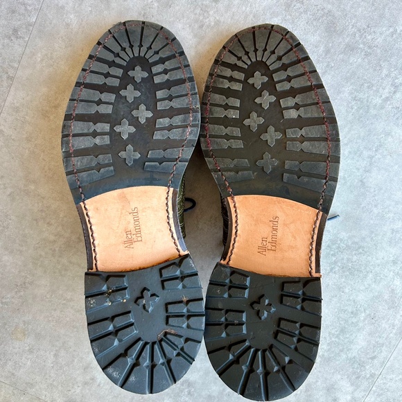 Allen Edmonds Ridgeway short-wing blucher, green cow leather, 8D - Picture 4 of 7